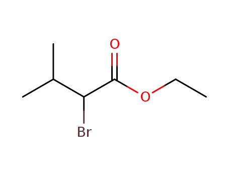 Molecular Structure of 609-12-1 (Ethyl 2-bromo-3-methylbutyrate)
