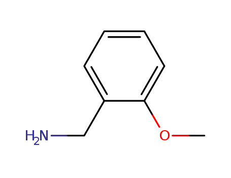 6850-57-3,2-Methoxybenzylamine,Benzylamine,o-methoxy- (7CI,8CI);(2-Methoxyphenyl)methanamine;(o-Anisylmethyl)amine;1-(2-Methoxyphenyl)methanamine;1-[2-(Methyloxy)phenyl]methanamine;2-Methoxybenzenemethanamine;2-Methoxybenzylamine;2-Methoxyphenylmethylamine;o-Methoxybenzenemethanamine;o-Methoxybenzylamine;