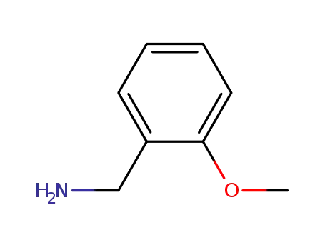 Molecular Structure of 6850-57-3 (2-Methoxybenzylamine)