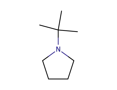 Molecular Structure of 15185-01-0 (N-BUTYLPYRROLIDINE)