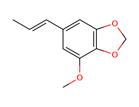 1,3-Benzodioxole,4-methoxy-6-(1E)-1-propen-1-yl-