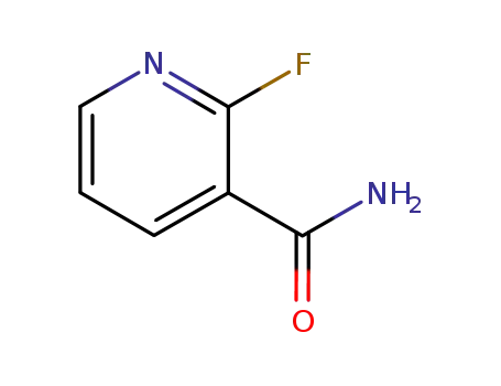 Molecular Structure of 364-22-7 (2-Fluoronicotinamide)