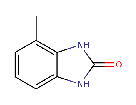 Molecular Structure of 19190-68-2 (4-METHYLBENZIMIDAZOLONE)