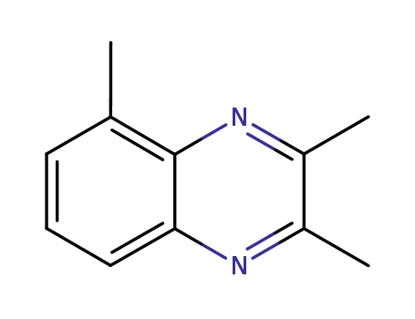 Molecular Structure of 17635-19-7 (Quinoxaline, 2,3,5-trimethyl- (8CI,9CI))