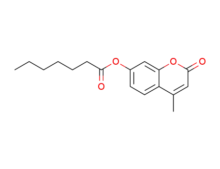Molecular Structure of 18319-92-1 (4-METHYLUMBELLIFERYL HEPTANOATE)