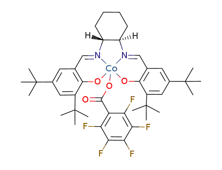 [((R,R)-N,N'-bis(3,5-di-tert-butylsalicylidene)-1,2-diaminocyclohexane)Co(pentafluorobenzoate)]