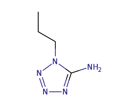 Molecular Structure of 5340-04-5 (1-PROPYL-1H-TETRAZOL-5-YLAMINE)