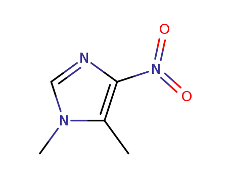 Molecular Structure of 7464-68-8 (1,5-Dimethyl-4-nitro-1H-imidazole)
