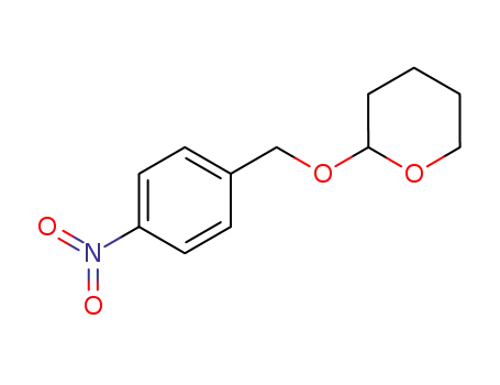 Molecular Structure of 18483-99-3 (2H-Pyran, tetrahydro-2-[(4-nitrophenyl)methoxy]-)