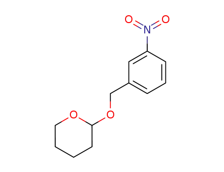 Molecular Structure of 18483-95-9 (2H-Pyran, tetrahydro-2-[(3-nitrophenyl)methoxy]-)