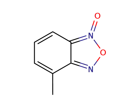 Molecular Structure of 27808-46-4 (2,1,3-Benzoxadiazole, 4-methyl-, 1-oxide)