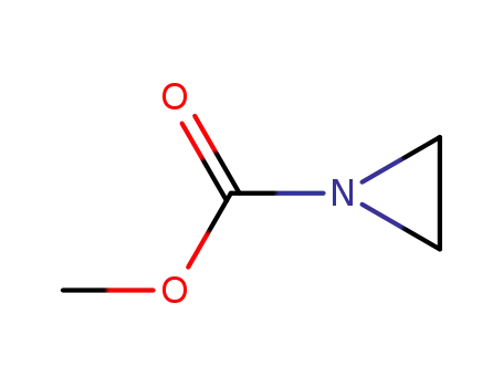 Molecular Structure of 671-50-1 (Aziridine-1-carboxylic acid methyl ester)
