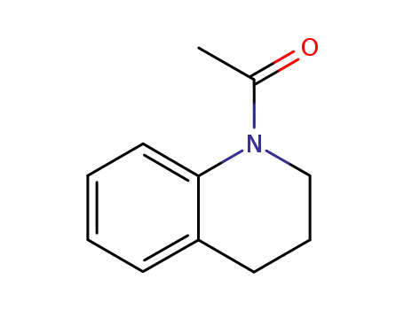 Molecular Structure of 4169-19-1 (1,2,3,4-TETRAHYDRO-1-ACETYLQUINOLINE)