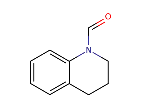 Molecular Structure of 2739-16-4 (1(2H)-Quinolinecarboxaldehyde, 3,4-dihydro-)