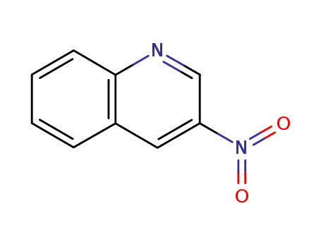 Molecular Structure of 17576-53-3 (3-Nitroquinoline)