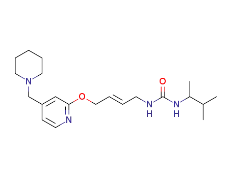 N-(1,2-Dimethylpropyl)-N'-[4-(4-piperidinomethyl-pyridin-2-yloxy)-cis-2-butenyl]urea