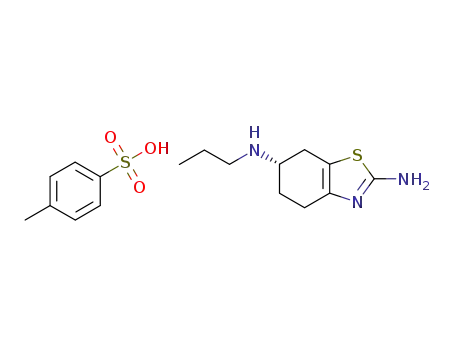 2-amino-6-propylamino-4,5,6,7-tetrahydrobenzothiazole p-toluenesulfonic acid