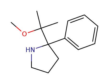 Pyrrolidine, 2-(1-methoxy-1-methylethyl)-2-phenyl-