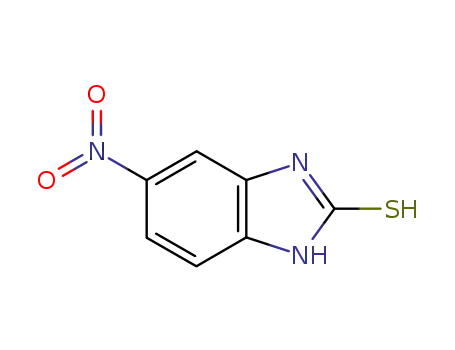 Molecular Structure of 6325-91-3 (2-MERCAPTO-5-NITROBENZIMIDAZOLE)
