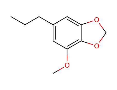 Molecular Structure of 52811-28-6 (Dihydromyristicin)