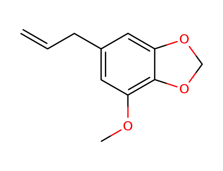 Molecular Structure of 607-91-0 (Myristicin)