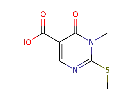 1-methyl-2-methylsulfanyl-6-oxo-1,6-dihydro-pyrimidine-5-carboxylic acid
