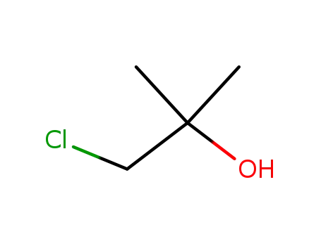 Molecular Structure of 558-42-9 (1-CHLORO-2-METHYL-2-PROPANOL)