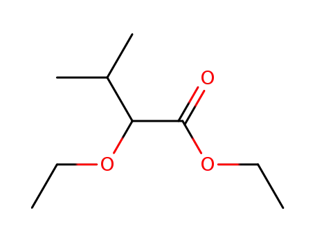Molecular Structure of 109989-35-7 (Butanoic acid, 2-ethoxy-3-methyl-, ethyl ester)