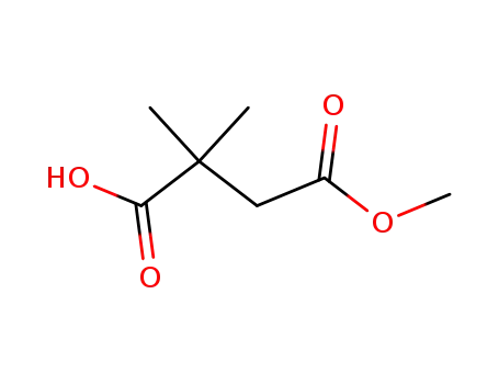 Molecular Structure of 54043-71-9 (4-methyl ester 2,2-dimethyl-Butanedioic acid)