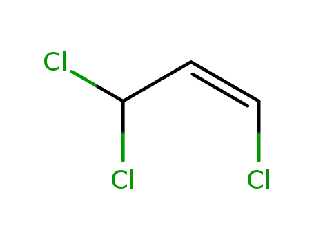 Molecular Structure of 2953-50-6 (1-Propene, 1,3,3-trichloro-, (Z)-)