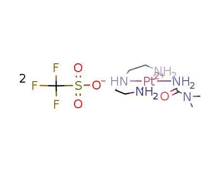 (diethylenetriamine)(1,1-dimethylurea)platinum(II) trifluoromethanesulfonate