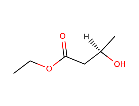 24915-95-5,Ethyl (R)-3-hydroxybutyrate,Butanoicacid, 3-hydroxy-, ethyl ester, (R)-;Butyric acid, 3-hydroxy-, ethyl ester,(-)- (8CI);(-)-Ethyl 3-hydroxybutyrate;(3R)-3-Hydroxybutanoic acid ethylester;(R)-(-)-Ethyl 3-hydroxybutyrate;(R)-3-Hydroxybutanoic acid ethyl ester;(R)-3-Hydroxybutyric acid ethyl ester;(R)-Ethyl 3-hydroxybutanoate;(R)-Ethyl3-hydroxybutyrate;(R)-Ethyl b-hydroxybutyrate;D-3-Hydroxybutyric acid ethyl ester;Ethyl (-)-b-hydroxybutyrate;