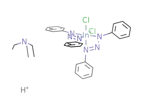 triethylammonium cis-dichlorobis(1,3-diphenyltriazenido)indate(III)