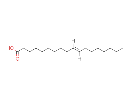 Molecular Structure of 5684-82-2 (10-Octadecenoic acid, (10E)-)