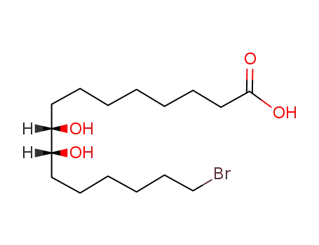 16-bromo-erythro-9.10-dihydroxy-palmitic acid