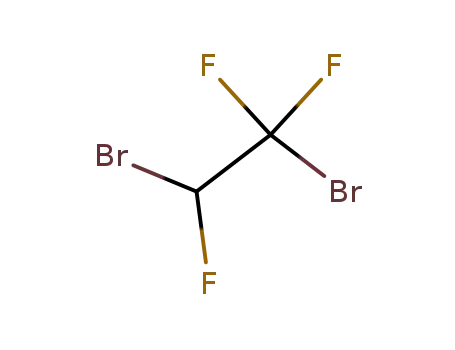 Molecular Structure of 354-04-1 (1,2-DIBROMO-1,1,2-TRIFLUOROETHANE)