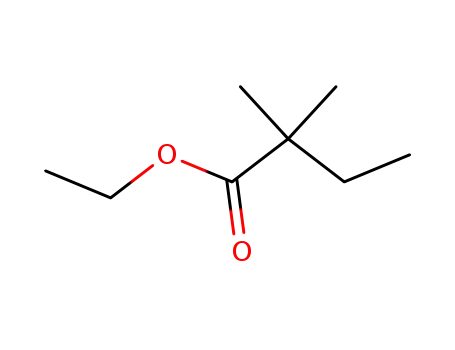 Molecular Structure of 5129-40-8 (ethyl 2,2-dimethylbutanoate)