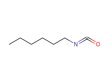Molecular Structure of 2525-62-4 (Hexyl isocyanate)