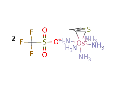 4,5-η2-[Os(NH3)5]-3-methylthiophene triflate