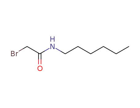 Molecular Structure of 5439-32-7 (2-bromo-N-hexylacetamide)