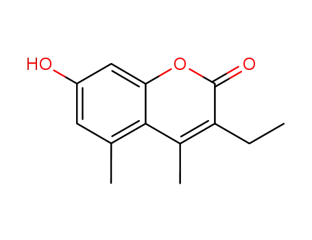 3-ethyl-7-hydroxy-4,5-dimethyl-2H-1-benzopyran-2-one