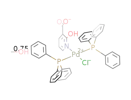 trans-[PdCl(2-hydroxynicotinate)(PPh3)2