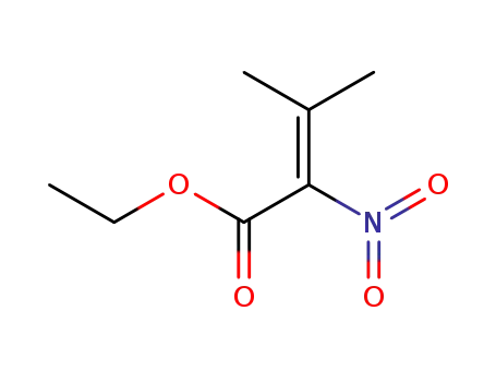 Molecular Structure of 18289-63-9 (ethyl 3-methyl-2-nitrobut-2-enoate)