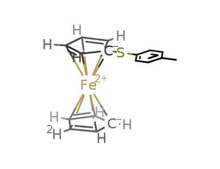 Fe(C5H4(2)H)(C5H4SC6H4CH3)