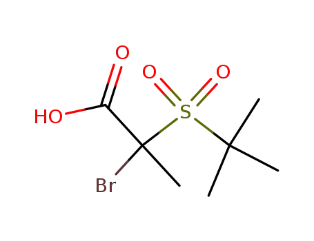 2-bromo-2-(2-methyl-propane-2-sulfonyl)-propionic acid