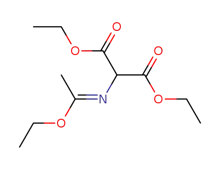 (1-ethoxy-ethylidenamino)-malonic acid diethyl ester