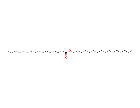 540-10-3,CETYL PALMITATE,Palmiticacid, cetyl ester (4CI);Palmitic acid, hexadecyl ester (6CI,7CI,8CI);1-Hexadecanol, palmitate (8CI);Cetin;Cetyl palmitate;Cutina CP;Cutina CPA;Estol 3694;Hexadecyl hexadecanoate;Hexadecyl palmitate;Kessco 653;N-SP;Nikkol N-SP;Nikkol N-SPV;Palmitic acid palmityl ester;Palmityl palmitate;Precifac;Precifac ATO;Radia 7500;S 653;Standamul 1616;Starfol Wax CG;Stepan 653;Stepantex 653;n-Hexadecyl hexadecanoate;n-Hexadecyln-hexadecanoate;