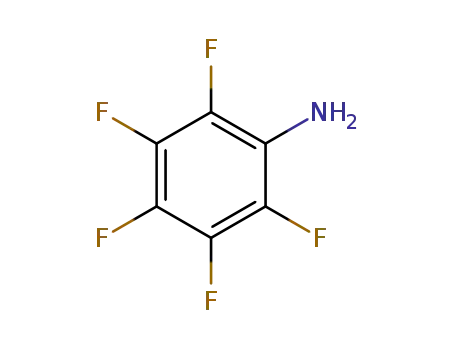 Molecular Structure of 771-60-8 (2,3,4,5,6-Pentafluoroaniline)