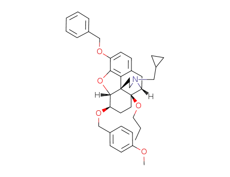 17-cyclopropylmethyl-4,5α-epoxy-3-benzyloxy-6β-(4-methoxybenzyloxy)-14-propyloxymorphinan