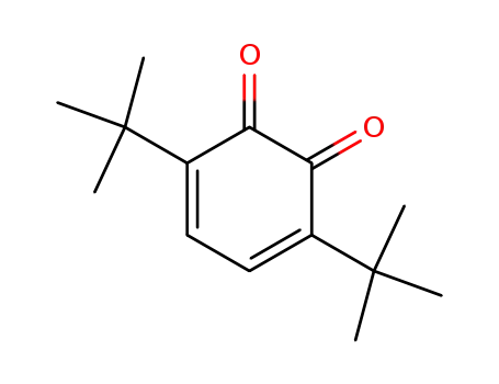 Molecular Structure of 34105-76-5 (3,6-Di-tert-butyl-1,2-benzoquinone-)